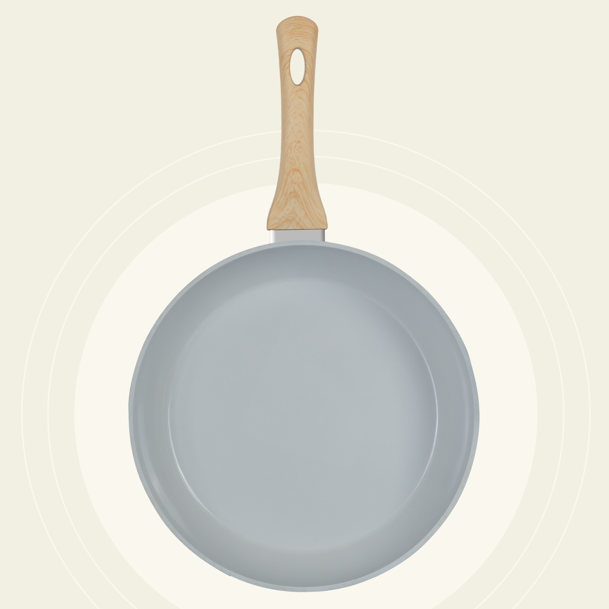 Maison & Kitchen koekenpannenset - 3 Delig - PFAS-vrij - Pastel Green