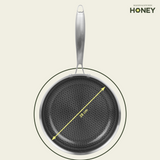 Koekenpan Honey - Keramische coating - 28 cm - PFAS-vrij - RVS